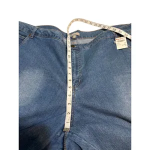 NWT Women Within 30W Petite Stretch Denim Capri Jeans Plus Size Cuffed thumbnail 10