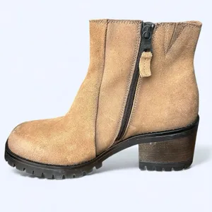 Miz Mooz “Maiden” Chunky Platform Suede Ankle Boots Chunky Heel Womens EU 38 NEW thumbnail 7