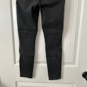 7 For‎ All Mankind Ankle Skinny Jeans Black Wash Denim Size 28 thumbnail 6