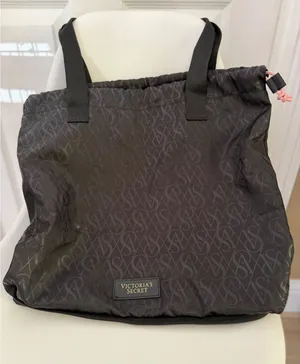 Victoria's Secret black tote bag thumbnail 1
