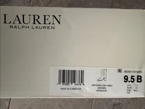 Lauren Ralph Lauren Artizan II Suede Boot in Brown Kid Suede, Size 9.5, NEW thumbnail 7