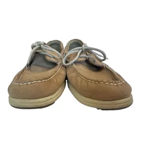 ⁠Sperry Top-Sider Intrepid Tan Leather Boat Shoes Womens Size 9.5 Casual Driving thumbnail 4