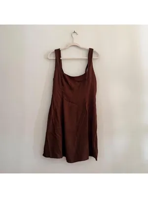 Reformation Gabin Square-Neck Mini Dress thumbnail 2