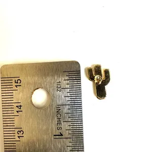 Sugar Rush Tarte dainty gold tone cactus stud earrings thumbnail 6