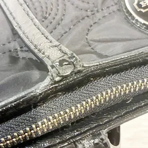 COACH Black STRIPE‎ STITCHED NYLON TOTE—E1276- F17668 thumbnail 3