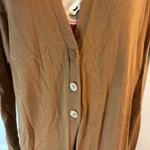 Free Press Clothing Carmel Brown Long Cardigan size L thumbnail 5