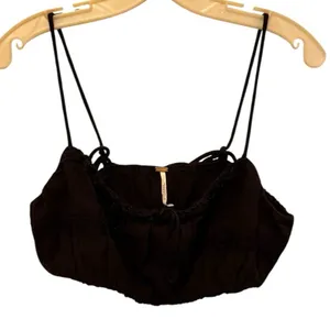 Free People Black Crop‎ Top nwt thumbnail 1