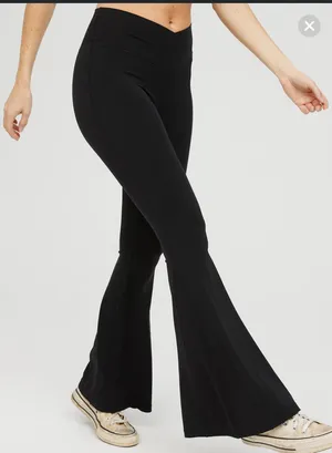 Aerie Pink Offline Flare Leggings thumbnail 7