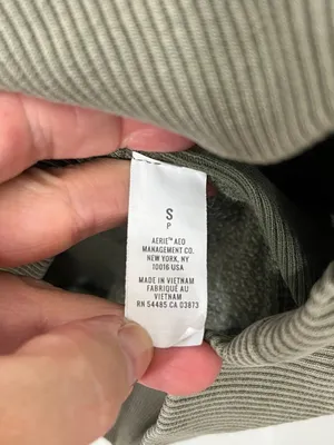Aerie Small Sage Green Oversized Distressed Hoodie thumbnail 6