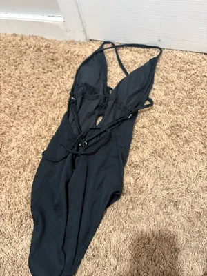 Black Swim One-Piece thumbnail 2