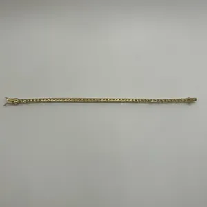 Orly Jewels Moissanite Tennis Bracelet Gold 3mm 7 Inch Brand New VVS1 Crazy Shine No Pass thumbnail 3