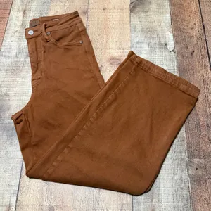 Judy Blue Women's Brown Denim High Rise Wide Leg Jeans Sz 1/25 Baggy 90s Stretch thumbnail 1