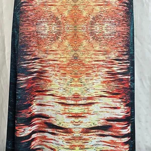 Just Love Sleeveless Maxi Dress 1X Abstract Print Racerback thumbnail 3