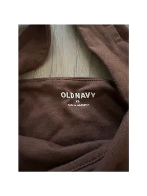Old Navy Brown Square Neck Bodysuit Women XS thumbnail 3