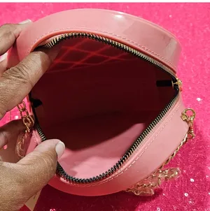 Luna Moon Round Jelly Crossbody (Pink)(NWT) thumbnail 5
