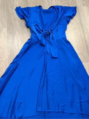Women’s Blue Medium Short Sleeve Dress thumbnail 3