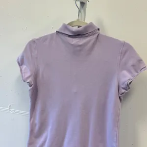 Calvin Klein Jeans Womens Lavender Purple Short Sleeve Polo Shirt Size Small thumbnail 5
