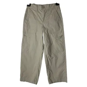 Agolde Daria Utility Pants Women 25 Khaki Tan Poplin Cargo Streetwear Designer thumbnail 2