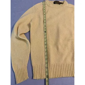 Sweater Emporium Vintage Wool‎ Blend Crewneck Sweater Yellow Womens Medium thumbnail 3