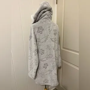 Harry Potter Hogwarts Hoody Gray Fleece‎ Mini Sweater Dress Size XL thumbnail 3