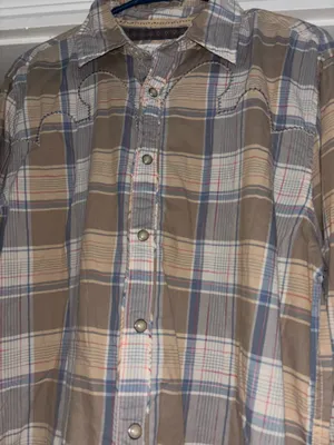 Guess Collard Shirt Men's Western Pearl Snap Vintage Embroidered Country thumbnail 3