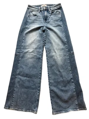 Risen Jeans wide leg flare jeans Sz 5/27 thumbnail 1