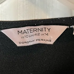 Dorothy Perkins Black Sparkly Maternity‎ Dress Womens Sz 10 Party Event Babymoon thumbnail 4