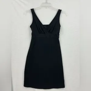 Patagonia Black V-Neck Mini DressA551 thumbnail 2