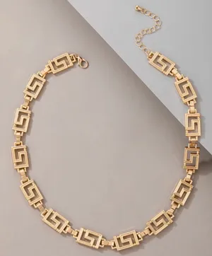 New Detail Gold Necklace thumbnail 4