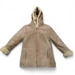 St.‎ John’s Bay Genuine Leather Suede Jacket Lined with Faux Fur Size Medium thumbnail 1