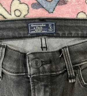 Abercrombie Jeans Straight star Gray Size 27 thumbnail 4