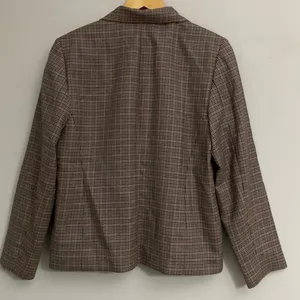 PENDLETON womens Brown-tan-black plaid Blazer 100% virgin wool size 12 thumbnail 7