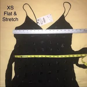 Zara Black Polka Dot Midi Slip Dress thumbnail 10
