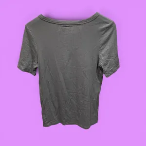 Cute Lucky Brand slate blue ribbed flowy stretchy top normcore classic everyday thumbnail 2