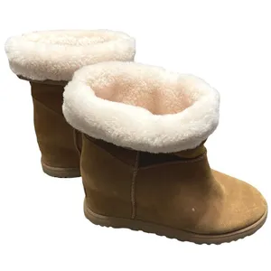 UGG Classic Shearling‎ Suede Boots Chestnut Brown Cozy Cabin Core Size 9 thumbnail 2