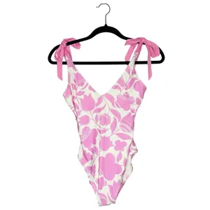 Kate Spade Floral One Piece Swimsuit Women's Pink Size XS X-Small thumbnail 2