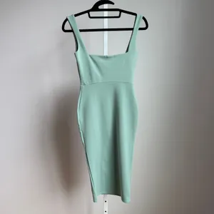 Nasty‎ Gal 2 Sage Green Bodycon Midi Dress Wedding Cocktail thumbnail 7