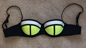 Triangl Poppy Black Neon Bikini Top thumbnail 2