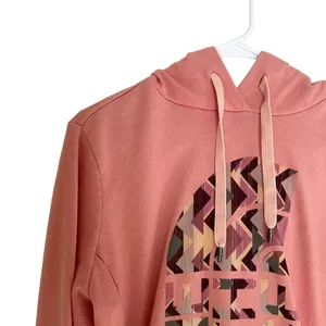 The North Face peach hoodie sweater pullover fleece comfortable top cotton thumbnail 2
