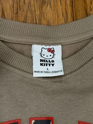 Sanrio Hello Kitty NWOT Leopard animal print sweatshirt size L thumbnail 3