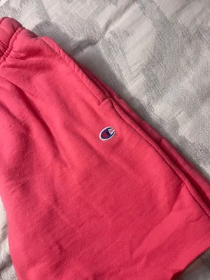 Champion Pink Fleece Shorts thumbnail 6