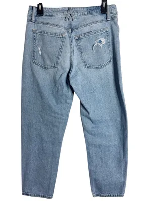Goldie Blues Cheeky Taper Ankle Hi rise Original Fit Light Distressed Jeans sz 8 thumbnail 2