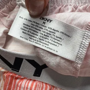 DKNY Pink Striped Casual Shorts Size M Women’s Loungewear thumbnail 7