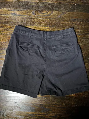 Banana Republic Black High Waist Bermuda Shorts Size 10 Twill Stretch thumbnail 6