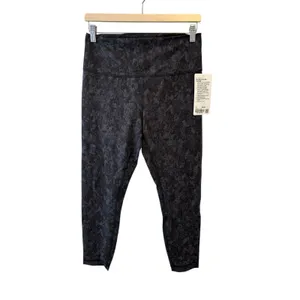 Lululemon Wunder Train High-Rise Tight 25" 12 NWT Hideaway Camo Deep Coal Multi thumbnail 7