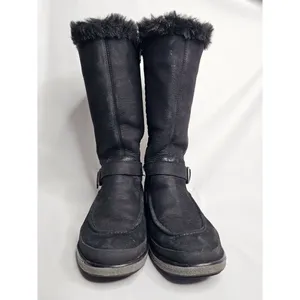 Merrell Women’s Black Tremblant Ezra Tall Polar Waterproof Fur‎ Lined Boots 5.5 thumbnail 3
