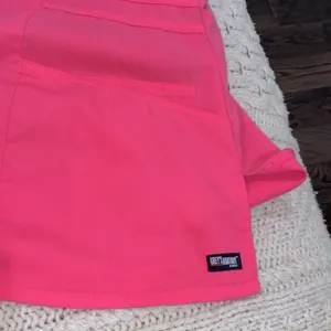 Greys Anatomy pink nurses scrub top size large thumbnail 6