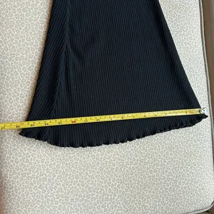 Aerie Black Ribbed Flare Long Stretch Pants thumbnail 10