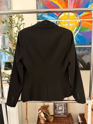 The Limited Black Collection Women's Corporate Chic Power Classic Blazer Size 12 thumbnail 8