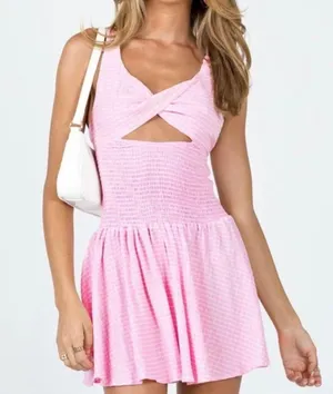 Princess Polly Arden Mini Dress - Pink thumbnail 1